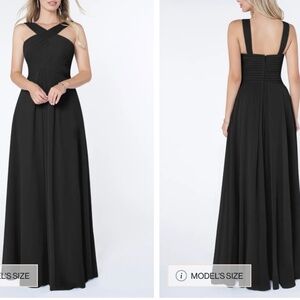Black bridesmaid dress sz A16 new with tags, never worn